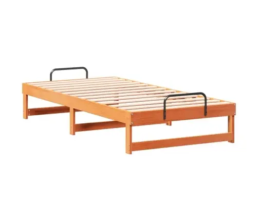 Lovos Rėmas Ruda 75 X 190 Cm Kietos Pušies Mediena