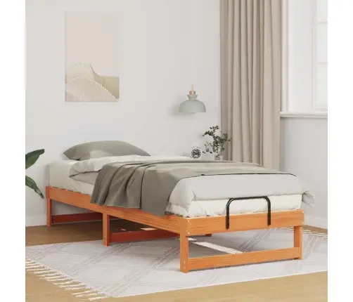 Lovos Rėmas Ruda 80 X 210 Cm Kietos Pušies Mediena