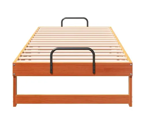 Lovos Rėmas Ruda 80 X 210 Cm Kietos Pušies Mediena