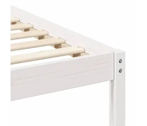 Gultas Rāmja Komplekts Ar Sānu Galdiem Balts 160 X 210 Cm Vidaxl