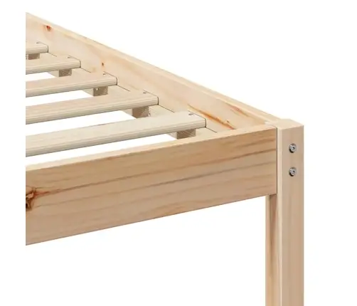 Lovos Rėmas Su Šoninėmis Stalelėmis Natūrali 100 X 220 Cm