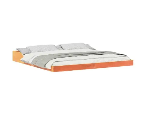 Lovos Rėmas Vaško Ruda 180 X 200 Cm Kietos Pušies Mediena