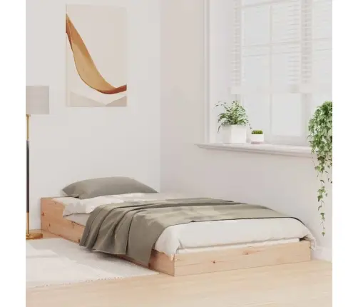 Lovos Rėmas Ruda 100 X 200 Cm Kietos Pušies Mediena