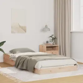 Gultas Rāmis Brūna 90 X 190 Cm Priedes Masīvkoks Vidaxl Gultas Rāmis Brūna 90 X 190 Cm Priedes Masīvkoks Vidaxl