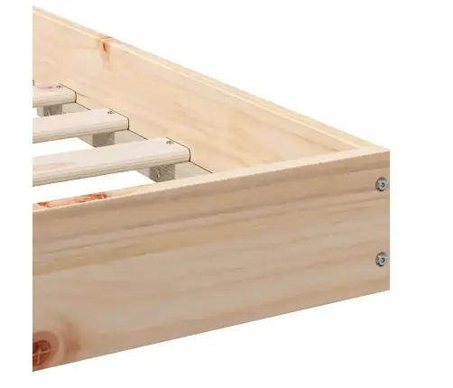 Lovos Rėmas Ruda 90 X 220 Cm Kietos Pušies Mediena