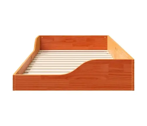 Lovos Rėmas Vaško Ruda 90 X 190 Cm Kietos Pušies Mediena