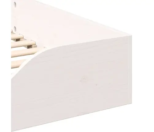 Lovos Rėmas Balta 80 X 210 Cm Kietos Pušies Mediena