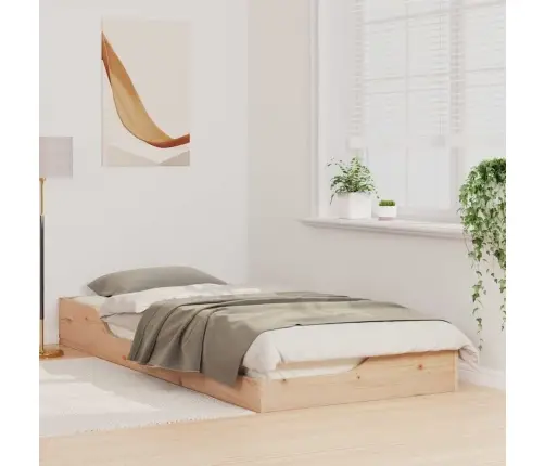 Lovos Rėmas Ruda 90 X 210 Cm Kietos Pušies Mediena