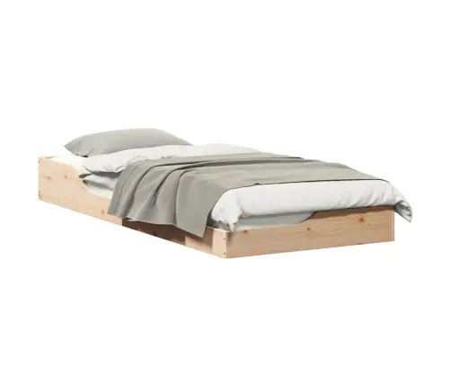 Lovos Rėmas Ruda 90 X 210 Cm Kietos Pušies Mediena