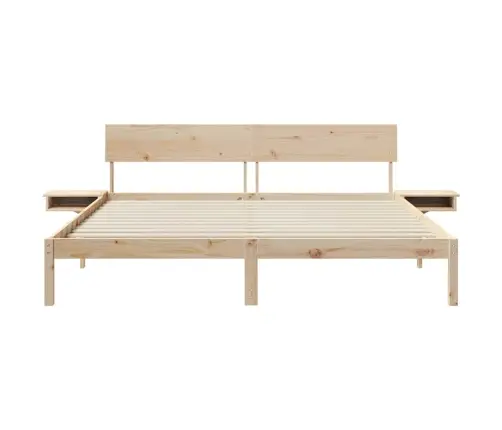 Lovos Rėmas Ruda 180 X 200 Cm Kietos Pušies Mediena