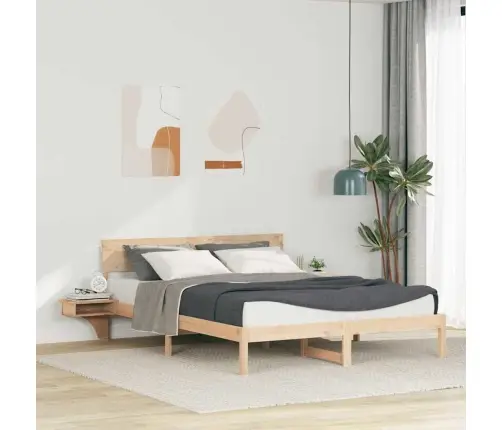 Lovos Rėmas Ruda 150 X 200 Cm Kietos Pušies Mediena