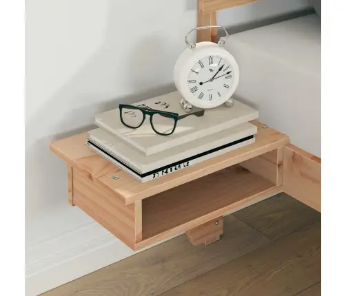 Lovos Rėmas Ruda 150 X 200 Cm Kietos Pušies Mediena