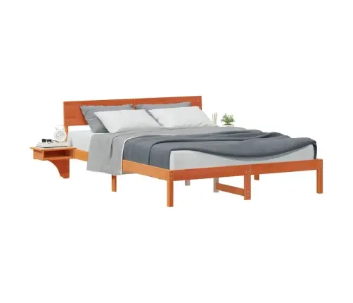 Lovos Rėmas Vaško Ruda 150 X 200 Cm Kietos Pušies Mediena