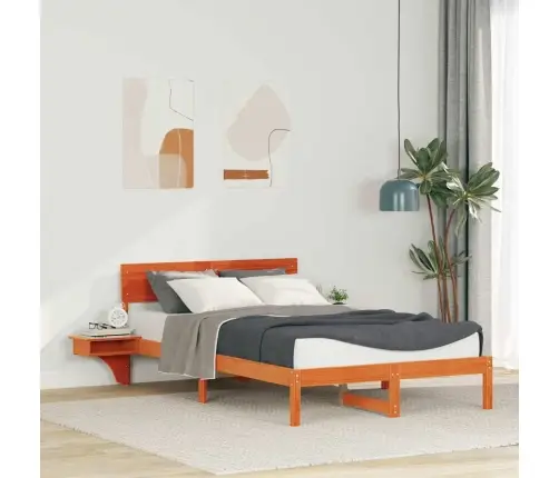 Lovos Rėmas Vaško Ruda 140 X 190 Cm Kietos Pušies Mediena