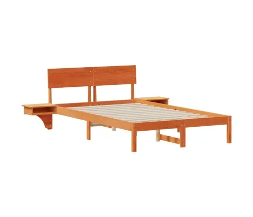 Lovos Rėmas Vaško Ruda 140 X 190 Cm Kietos Pušies Mediena