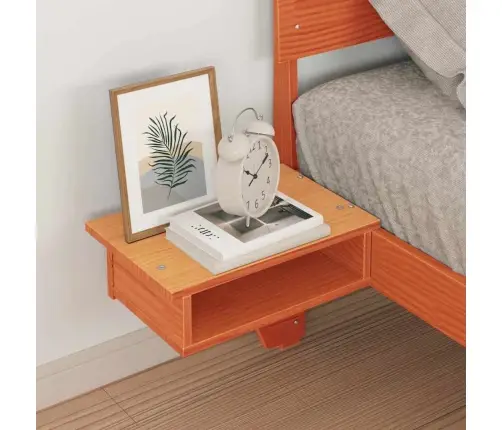 Lovos Rėmas Vaško Ruda 90 X 200 Cm Kietos Pušies Mediena