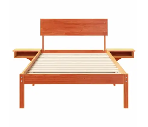 Voodi Raam Peaga Vahapruun 80 X 200 Cm Tahke Mänd