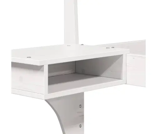 Gultas Rāmis Ar Naktsgaldiņiem Balts 75 X 190 Cm Vidaxl