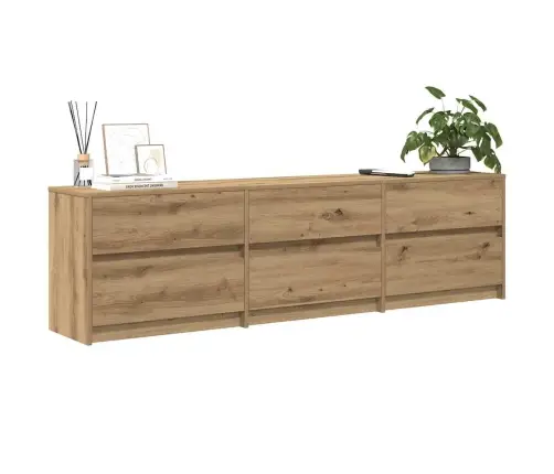 Tv Vienetai 2 Pcs Amatininkų Ąžuolas 180 X 34 X 50 Cm