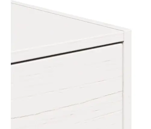 Naktinis Staliukas Balta 50 X 32.5 X 24 Cm Pušies Masyvas