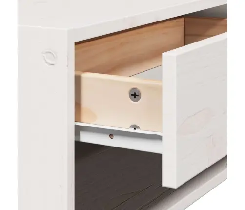 Sienā Piestiprināts Naktsgaldiņš 2 Pcs Balts 50 X 32.5 X 24 Cm Vidaxl