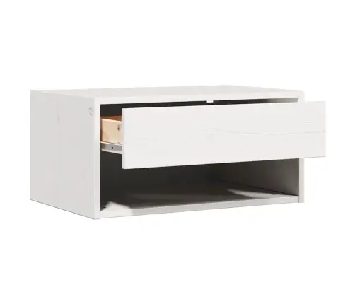 Sienā Piestiprināts Naktsgaldiņš 2 Pcs Balts 50 X 32.5 X 24 Cm Vidaxl