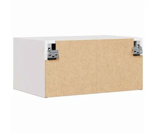 Sienā Piestiprināts Naktsgaldiņš 2 Pcs Balts 50 X 32.5 X 24 Cm Vidaxl