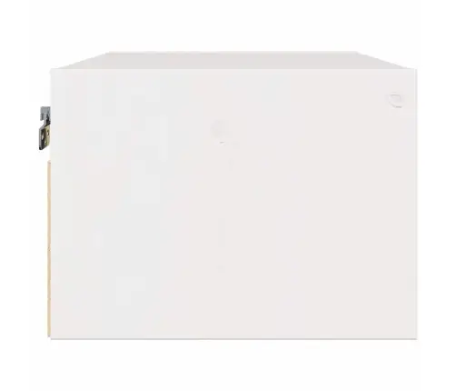 Sienā Piestiprināts Naktsgaldiņš 2 Pcs Balts 50 X 32.5 X 24 Cm Vidaxl