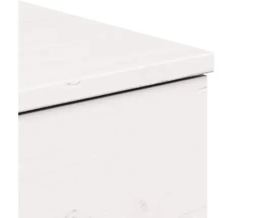 Naktinis Staliukas Balta 37 X 35 X 18,5 Cm Pušies Masyvas