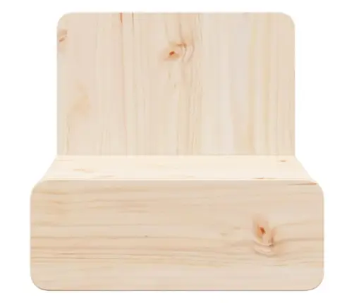 Naktinis Staliukas 2 Pcs Ruda 44 X 32.5 X 40 Cm Pušies Masyvas