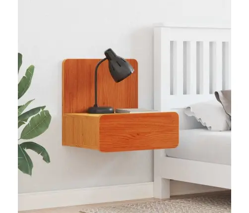 Sienā Piestiprināts Naktsgaldiņš Vaska Brūna 44 X 32.5 X 40 Cm Vidaxl Sienā Piestiprināts Naktsgaldiņš Vaska Brūna 44 X 32.5 X 40 Cm Vidaxl