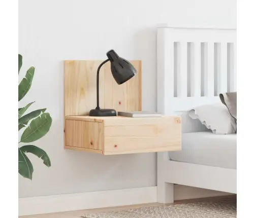 Sienā Piestiprināts Naktsgaldiņš Brūna 42 X 32.5 X 40 Cm Vidaxl