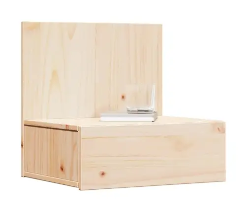 Sienā Piestiprināts Naktsgaldiņš Brūna 42 X 32.5 X 40 Cm Vidaxl