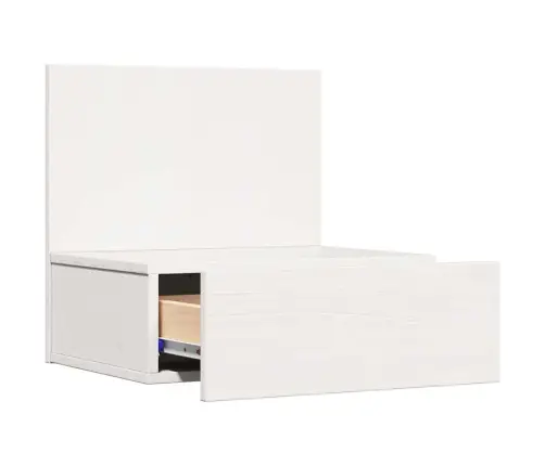 Sienā Piestiprināts Naktsgaldiņš 2 Pcs Balts 42 X 32.5 X 40 Cm Vidaxl