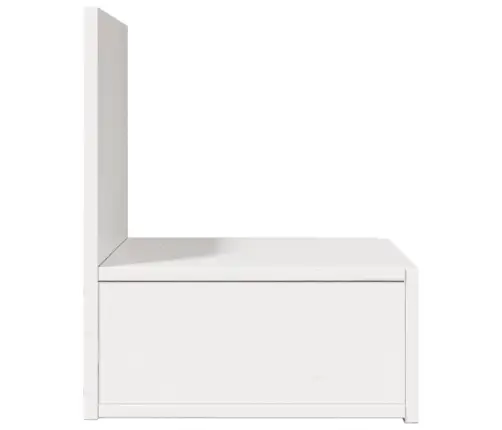 Sienā Piestiprināts Naktsgaldiņš 2 Pcs Balts 42 X 32.5 X 40 Cm Vidaxl