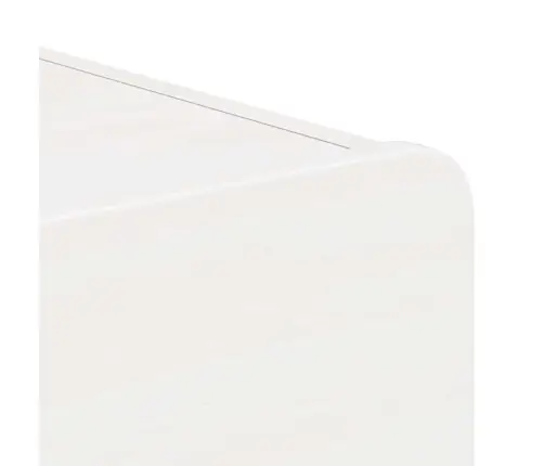 Sienā Piestiprināts Naktsgaldiņš Balts 39 X 34 X 16.5 Cm Vidaxl