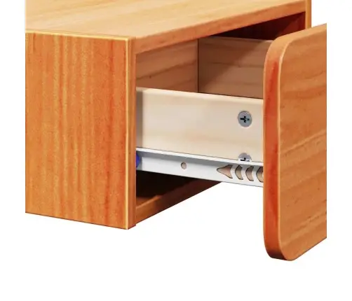 Öökapp Sahtliga 2 Pcs Vahapruun 39 X 34 X 16.5 Cm Männipuit