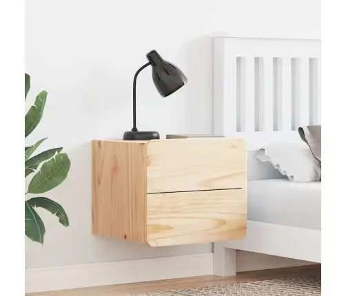 Öökapp Sahtliga 2 Pcs Pruun 39 X 34 X 33 Cm Männipuit