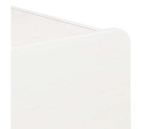 Naktsgaldiņš 2 Pcs Balta 39 X 34 X 33 Cm Cietā Priedes Koka Vidaxl