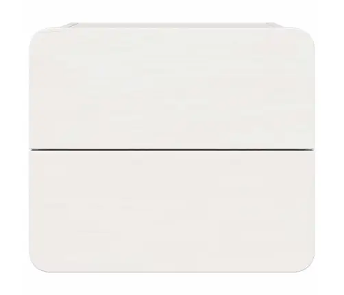 Naktsgaldiņš 2 Pcs Balta 39 X 34 X 33 Cm Cietā Priedes Koka Vidaxl