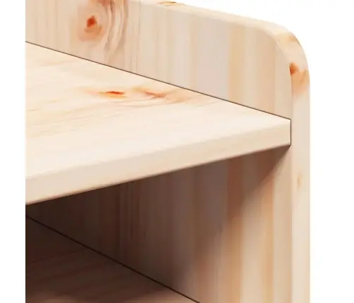 Naktsgaldiņš Brūna 38 X 36 X 29.5 Cm Masīvkoka Priede Vidaxl