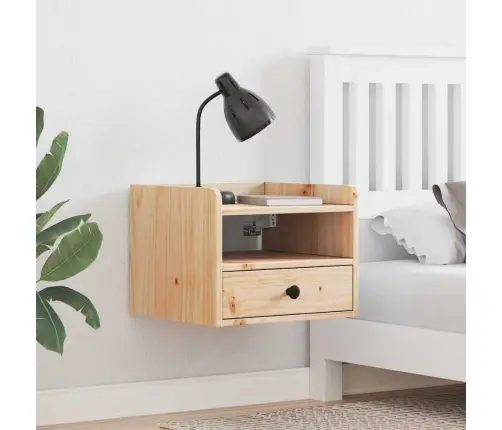 Naktsgaldiņš Brūna 38 X 36 X 29.5 Cm Masīvkoka Priede Vidaxl