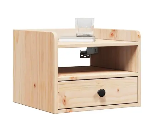 Naktsgaldiņš Brūna 38 X 36 X 29.5 Cm Masīvkoka Priede Vidaxl