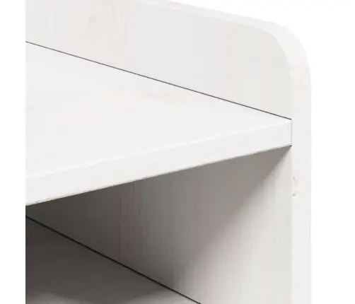 Nakts Skapīši 2 Pcs Balts 38 X 36 X 29.5 Cm Masīvkoka Priede Vidaxl