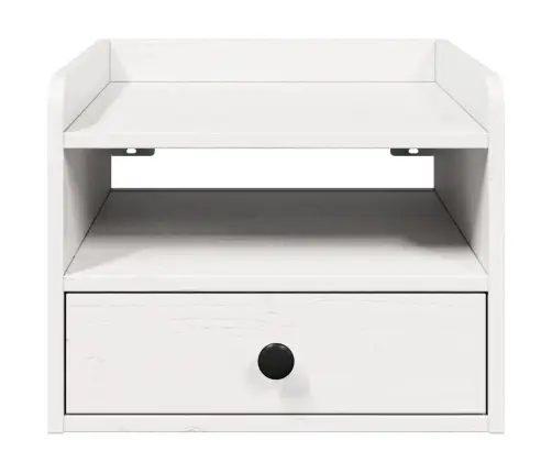 Nakts Skapīši 2 Pcs Balts 38 X 36 X 29.5 Cm Masīvkoka Priede Vidaxl