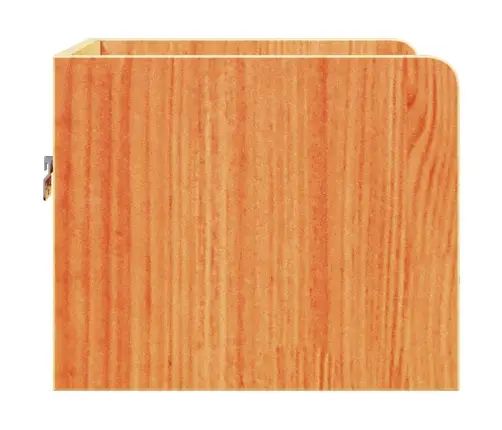 Naktsgaldiņš Vaska Brūna 38 X 36 X 29.5 Cm Masīvkoka Priede Vidaxl