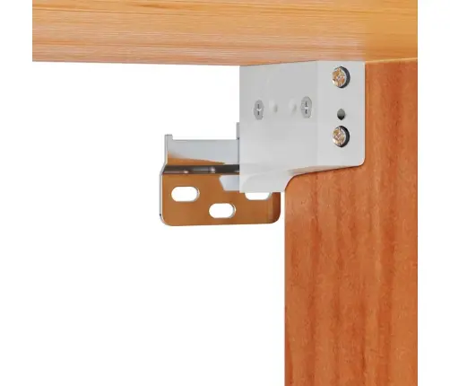 Nakts Skapīši Ar Atvilktni 2 Pcs Vaska Brūna 38 X 36 X 29.5 Cm Vidaxl