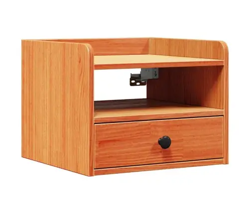 Nakts Skapīši Ar Atvilktni 2 Pcs Vaska Brūna 38 X 36 X 29.5 Cm Vidaxl