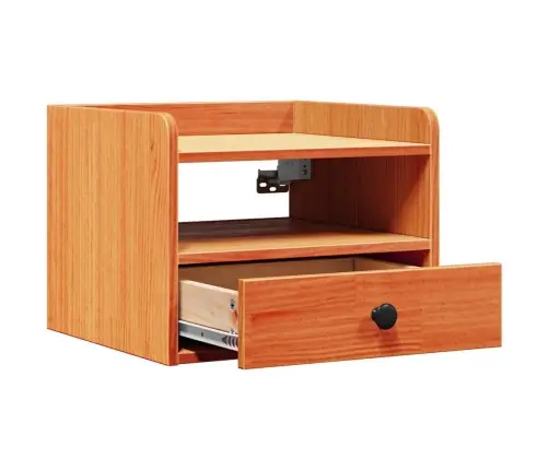 Nakts Skapīši Ar Atvilktni 2 Pcs Vaska Brūna 38 X 36 X 29.5 Cm Vidaxl