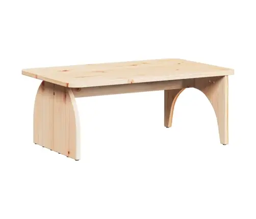 Kafijas Galdiņš Dabiska 80 X 50 X 31 Cm Priedes Masīvkoks Vidaxl
